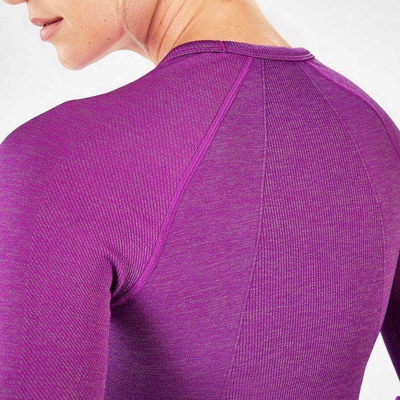 🎉 HP 🎉 Fabletics Ribbed Seamless Top M - Picture 2 of 6